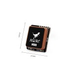 HGLRC M100-5883 GPS Module with Ceramic Antenna On-board LED Indicators 21x21mm for RC Airplane Long Range